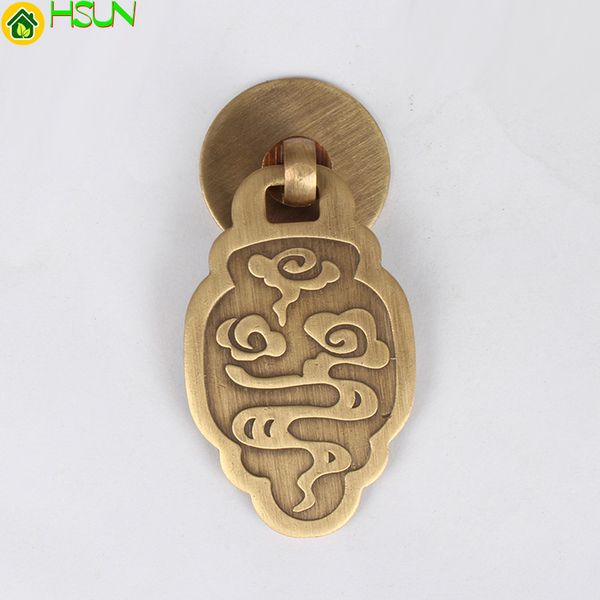 2019 Chinese Antique Copper Drawer Cabinet Door Handle Retro