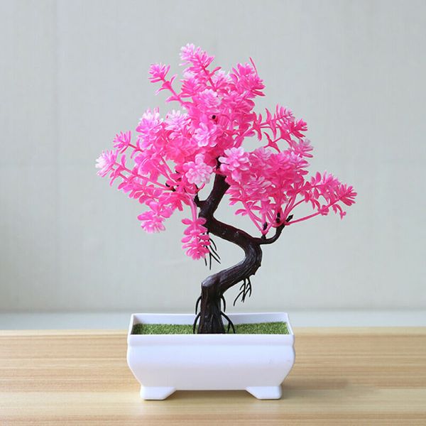 

artificial potted tree bonsai simulation plants home decors table centerpieces