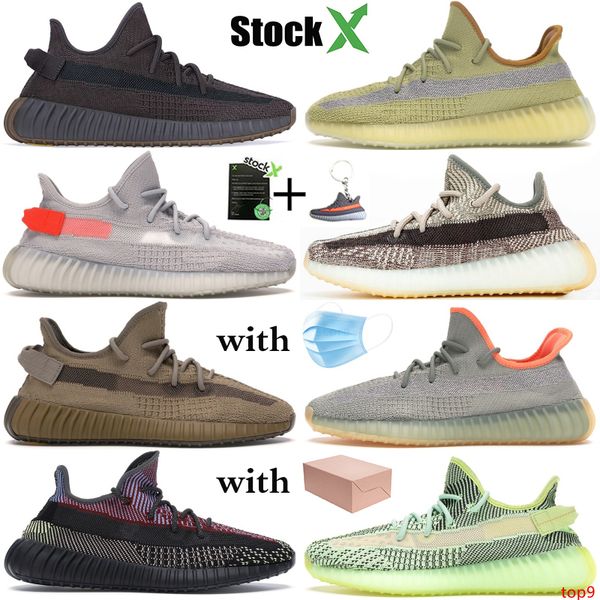 

2020 earth cinder kanye west desert sage задний фонарь zyon v2 кроссовки yecheil черный статический светоотражающий мужская женская обувь ди