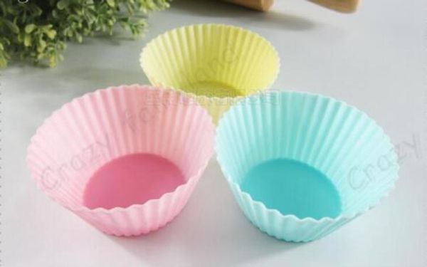 

silicone cake mold round shape muffin cupcake mould case bakeware maker mold tray baking cup liner baking molds silicone baking cake mold 64