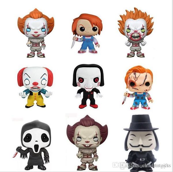 

wholesale price funko pop multi stephen king's it pennywise vinyl action figure with box popular toy good quality