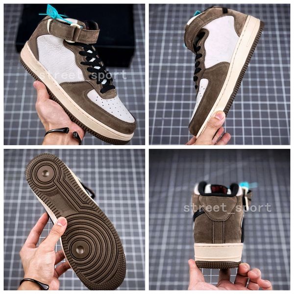 

2019 designer 1 high og ts sp forces running shoes women mens trainers sneakers travis scotts x 1s cactus jack des chaussures schuhe, White;red