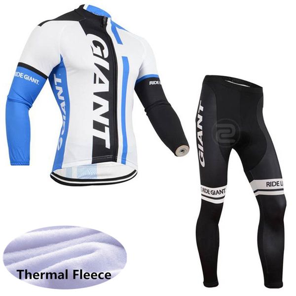 New Mens Team Riding Long Sleeve Jersey Pants Kits Cycling Bike Shirt Pants Sets