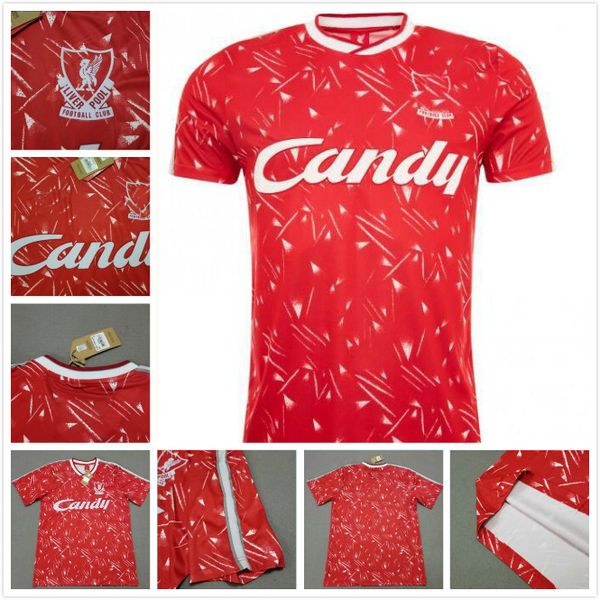 

85 86 89 91 04 05 champion the final i tanbul 2005 1985 1986 1989 1991 occer jer ey retro alon o micer gerrard football hirt 2xl