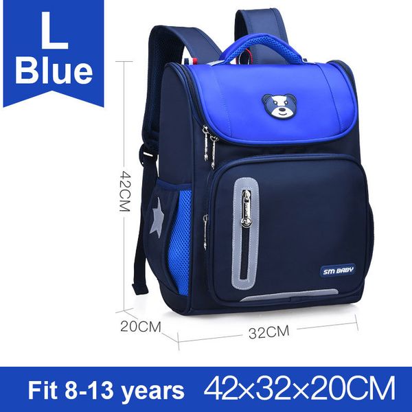 

2019 fashion cute bear star patchwork girl boy children primary school bag bagpack schoolbags kids teenagers student backpacks y200328