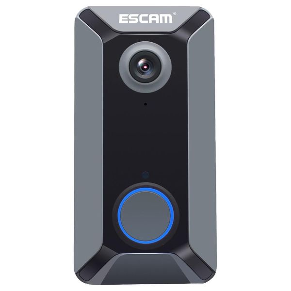 ESCAM V6 de Rede Inteligente Doorbell Segurança Monitoramento Cloud Storage da câmera HD - No Chime Não Bateria