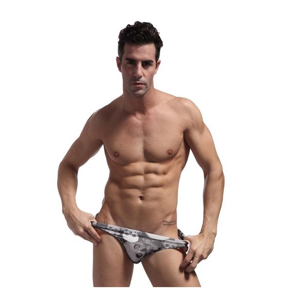 

animal printing mens bikini swimsuit summer beachwear bathing beach wear surf low waist breathable swim briefs for men