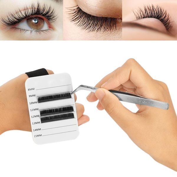 

8-15mm eyelash extension palette hand strap plate false lashes lash strip holder set