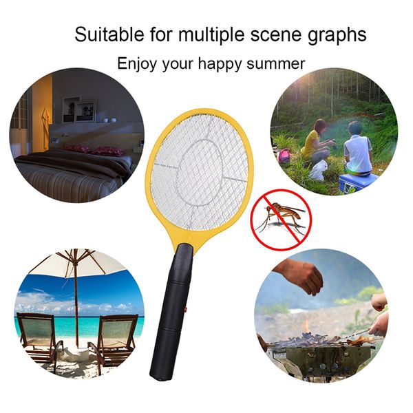 

new home electric fly mosquito bug zapper swatter москито киллер защитная сетка cordless anti mosquito bug использование батареи aa