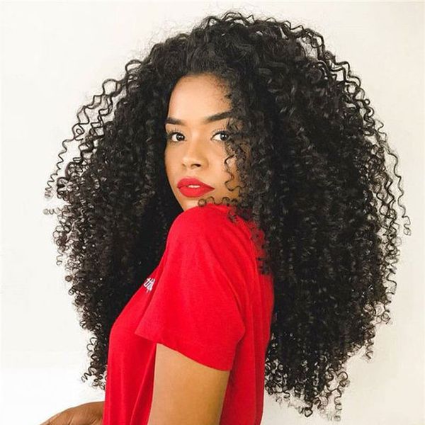 

курчавые вьющиеся волосы человеческих париков 360 полных париков шнурка человеческих волос для черных женщин бразильского перуанского малази, Black;brown