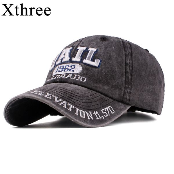 

xthree new men's cap baseball hat for men street wear women dad hat embroidery casual cap casquette hip hop, Blue;gray