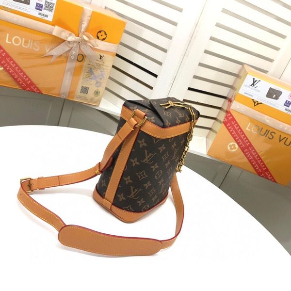 

319g luxury designer orignal real leather fashion famous shoulder bag designer handbags presbyopic shopping bag purse luxury messenger bag n