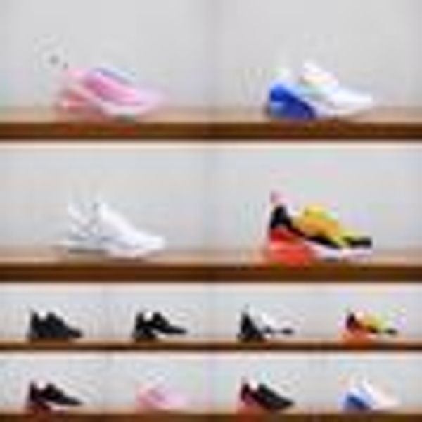 

оптовые высокого качества мальчики девочки подушечки обувь детские детские тренеры кроссовки тройной черный белый тигр розовый горячий пунш