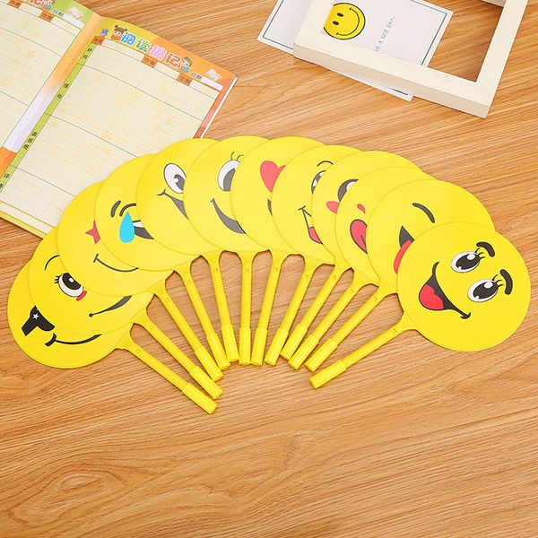 

40 pcs/lot fan smile face ballpoint pen cute expression ball pens for kids gifts toy school writing supplies promotional gifts, Blue;orange