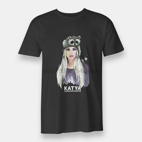 

new zamolodchikova katya black t-shirt for men's s-3xl, White;black