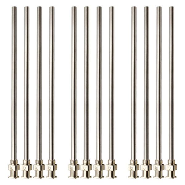 

blunt needles 5.9" long dispensing needles, blunt tip 150mm stainless steel blunt tip luer lock steel needle all metal