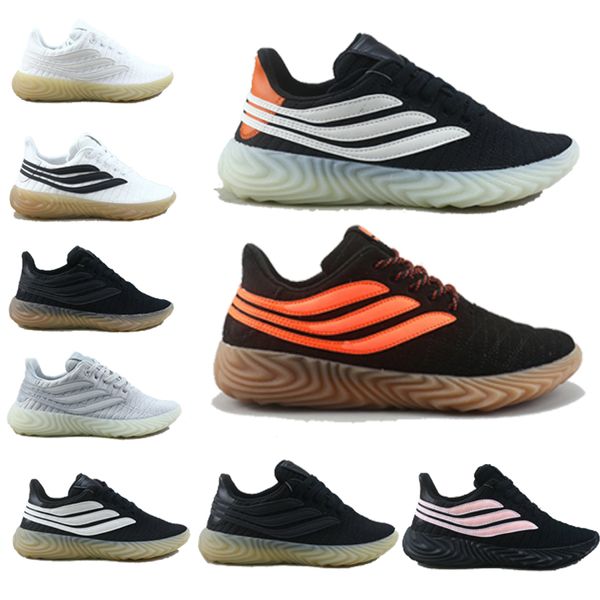 

2019 New fashion luxury designer women shoes men SOBAKOV 450 Kanye West Beackham black white running sneakers