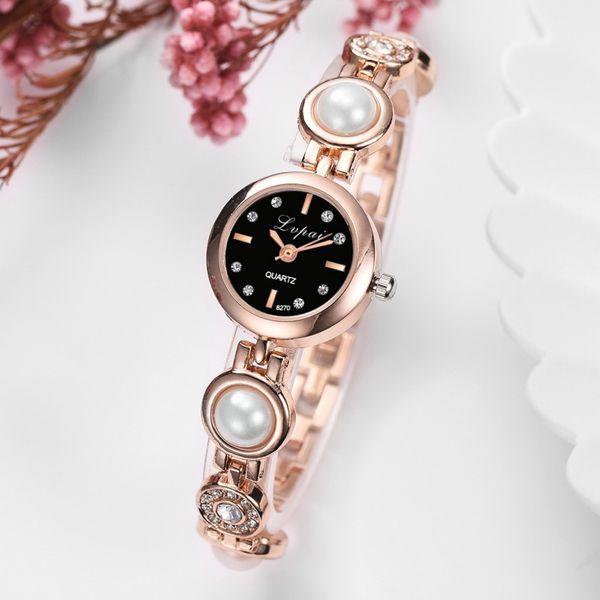 

simple casual small and delicate women watches bracelet watch luxury metal steel strip rhinestone quartz watch clock kol saati#b, Slivery;brown