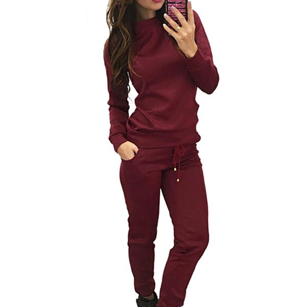 

new female running sets leisure sports suit women tracksuit sweatshirt pants sets sport lounge wear suit, Black;blue