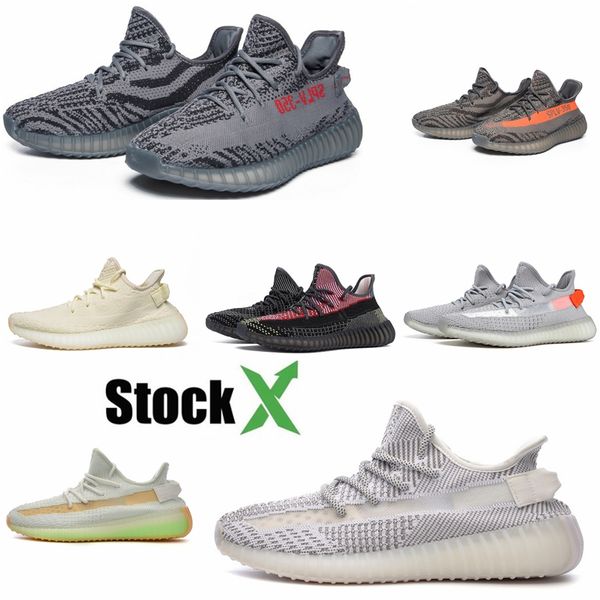 

v2 kanye west форма hyperspace clay статических мужчины дизайнерская обувь женщина бред semi замороженных сезамы кроссовки мода спорт кроссо