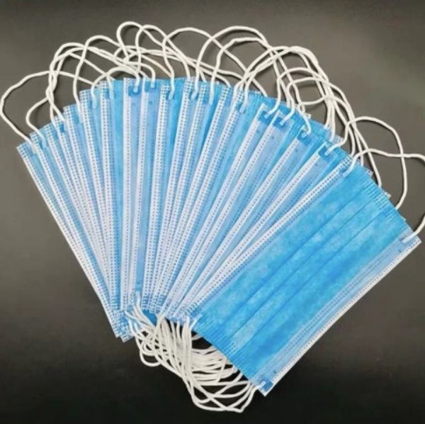 

face masks mascherine disposable earrings dust masks cover 3 layers non-woven disposable dust masks soft breathable safety mask