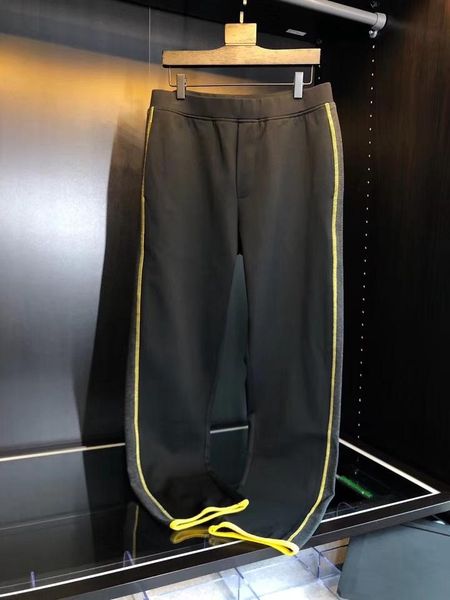 

2020 весна новый мужской дизайнер высокое качество тренировочные брюки трек бег трусцой брюки китайский размер брюки ~ топы мужские йога бег, Black