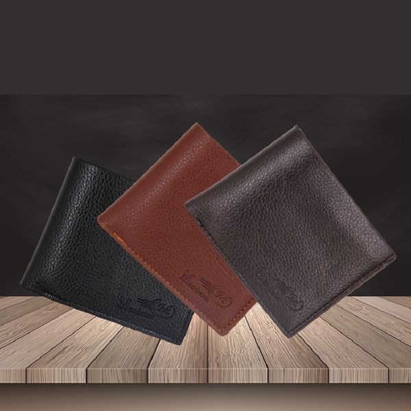 

2020 men wallets mens wallet with coin bag zipper small money purses new design dollar slim purse money clip wallet, Black