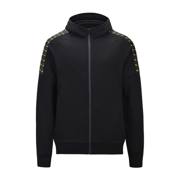 

mens off brand mens designer jackets cute eyes print casual men hip hop zipper up jacket france luxury sweatshirts m-xxl, Black