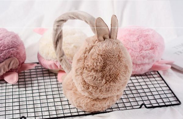 

2017 new fashion cute headphones earmuffs winter warm headphones, Blue;gray