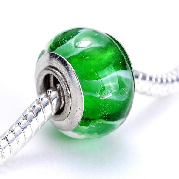 

mix style 200pcs lot mix color diy big hole beautiful european loose beads glass beads fiit for charm bracelets and necklace b06, Crystal