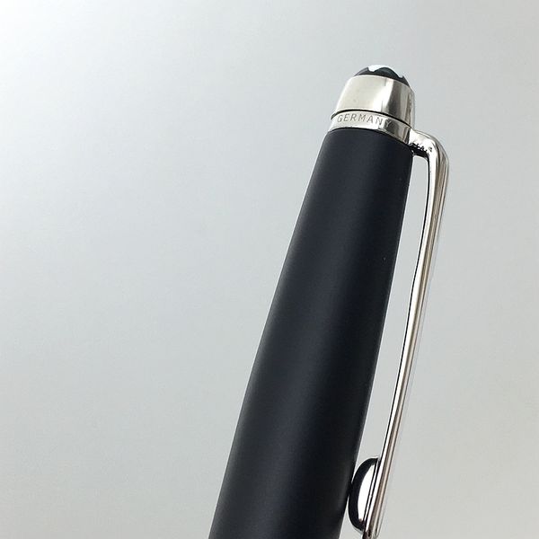 

Best design 163 silver clip matte black metal Rollerball pen with silver number writing tool 40grams weight