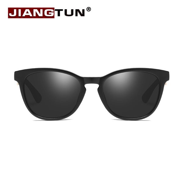 

jiangtun brand design fashion lady polarized sunglasses women retro vintage sun glasses uv400, White;black