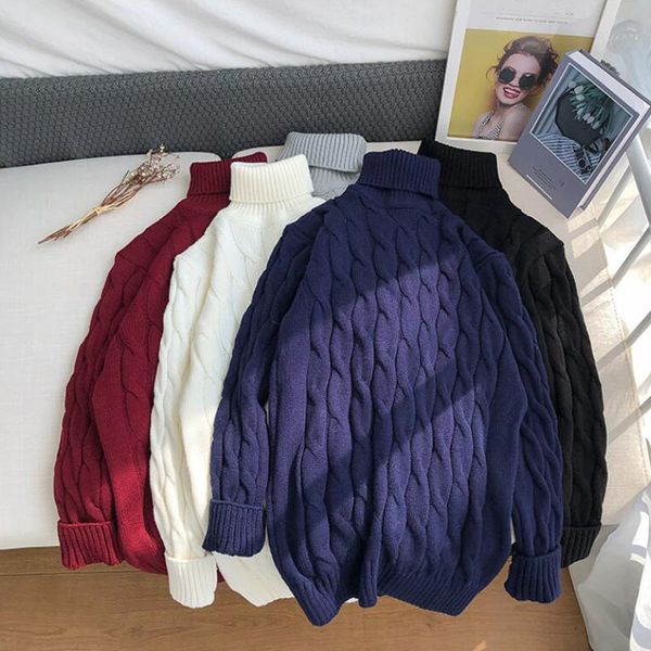 

christmas sweater men clothes winter men's sweater new spring men's turtleneck solid color casual slim fit brand, White;black