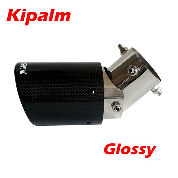 

angle adjustable akrapovic tips carbon fibre car exhaust pipe curly edge carbon fiber muffler tip for car accessories