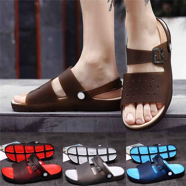 

men fashion anti-slip linen home indoor summer open toe flats shoes sandals home slippers new summer beach slipper #a, Black