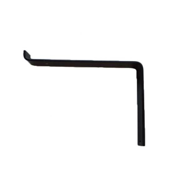 

1pc shelf bracket l iron storage rack heavy duty for floating shelves black