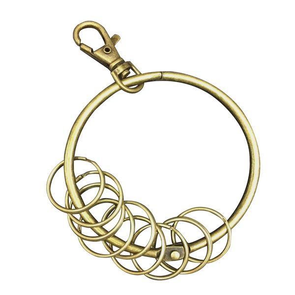 

1pc vintage keyring keychain pendant for car purse bag gift, Silver