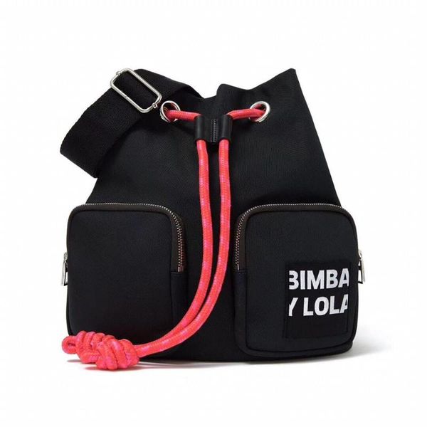 

original bimba y lola bolsa women bags bolsa lady feminina waterproof nylon cartera hombre keychain