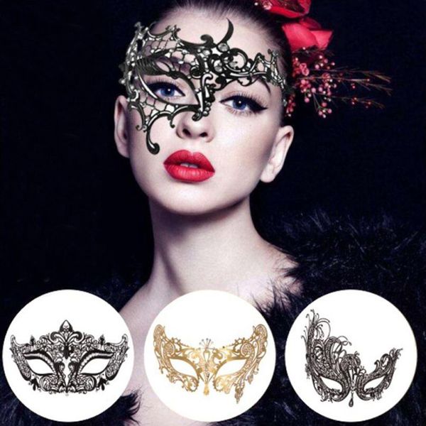 

высокое качество металла кружева маскарад маска сексуальные женщины необычные платья костюм маска маска для глаз партии косплей венецианский