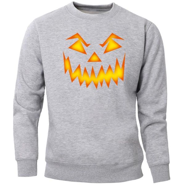 

halloween hoodies sweatshirt men horror pumpkin crewneck sweatshirts 2020 winter jumper fleece warm trick or treat sportswear, Black