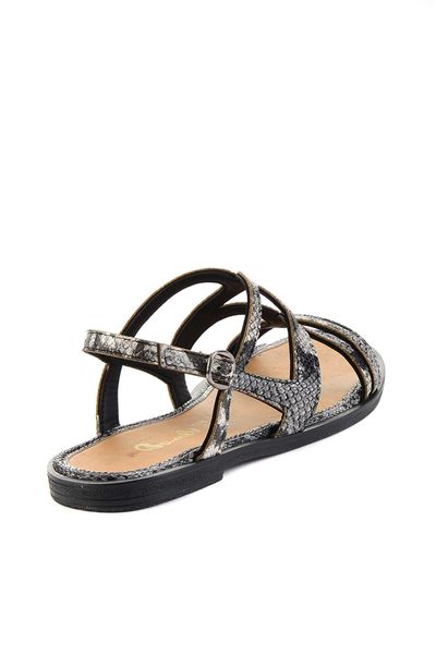 

bambi black white women 's sandals h06520714
