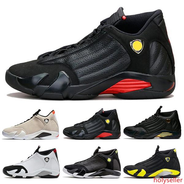 

classic 14 14s basketball shoes men fusion purple last sblack fusion varsity red xiv playoffs sneakers eur size 7-13