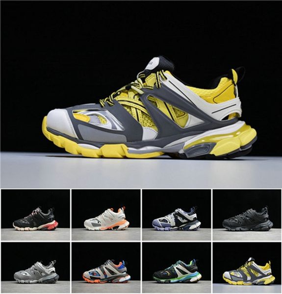 

2019 designer release 3.0 tess s paris track men gomma maille black for women triple s clunky luxury sneaker casual shoes 36-45