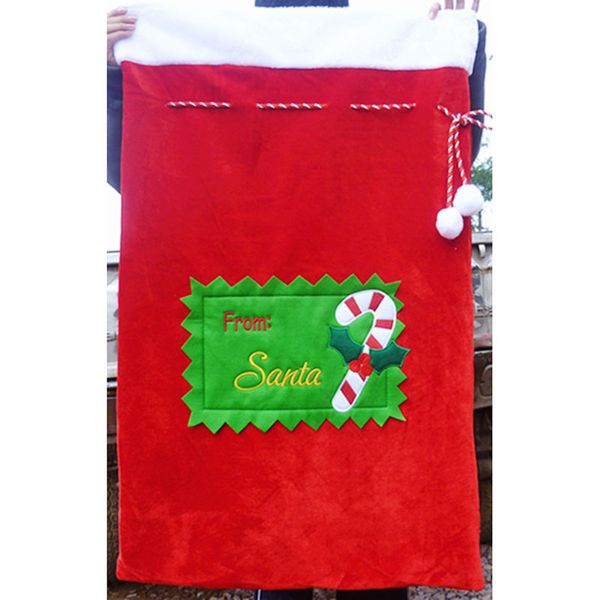 

96cm 37.8" length big large christmas bag merry christmas ho ho santa claus children gift bag ing