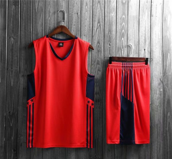 

New Style Basketball Uniform Sets Sports Jersey For Men 47