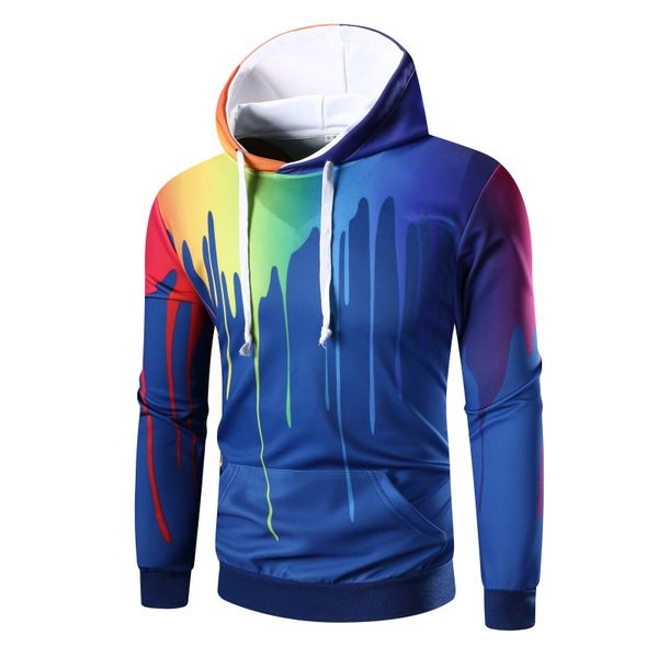 

men's hoodies & sweatshirts 2021 4 colors 3d printed mens casual jacket coat fitness sudaderas hombre, Black