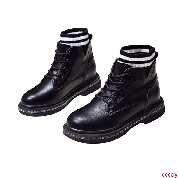 

plus cashmere 2019 winter martin boots for women black white brown fashion leather shoes ankle booties sneakers size 36-40