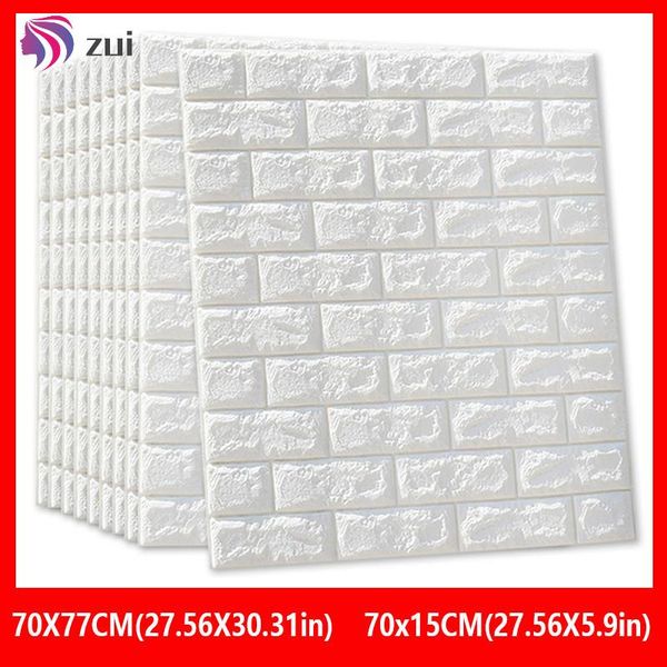 

3d brick pattern wall sticker 70x77cm self adhesives wall mounted sticker home bedroom walls decoration