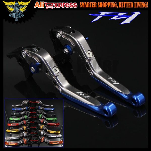 

fz1) blue titanium motorcycle brake clutch levers for fz1 fazer 2006 2007 2008 2009 2010 2011 2012 2013 2014 2015