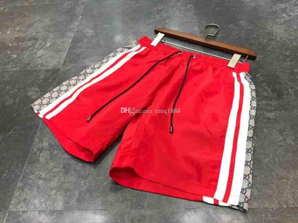 

Whole ale new embroidery board hort men ummer beach hort pant high quality wimwear male letter urf life men wim